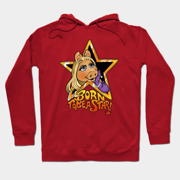 Miss piggy Hoodie by OniSide